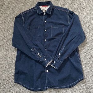Tommy Bahama chamois flannel.